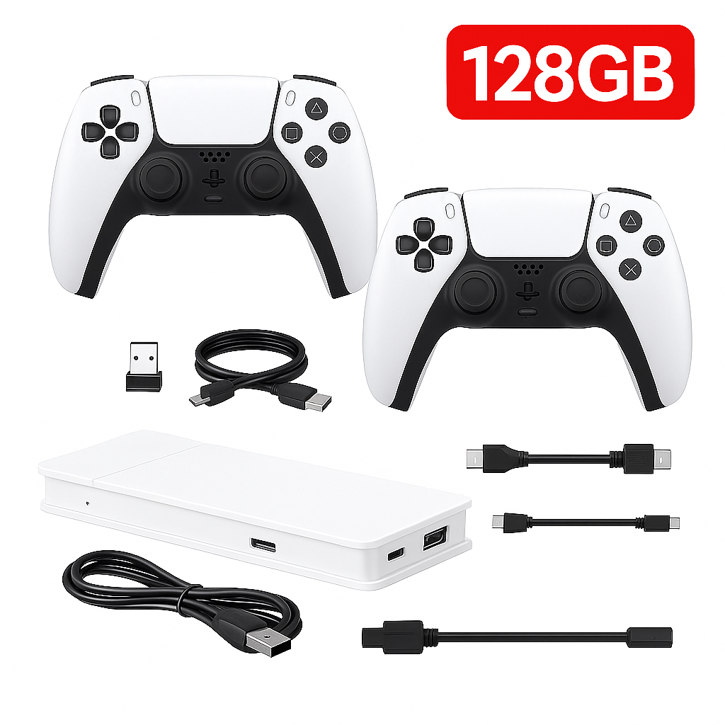 Retro Game Stick 4K – Consola HDMI con 20,000+ Juegos Clásicos y 20+ Emuladores | Plug & Play
