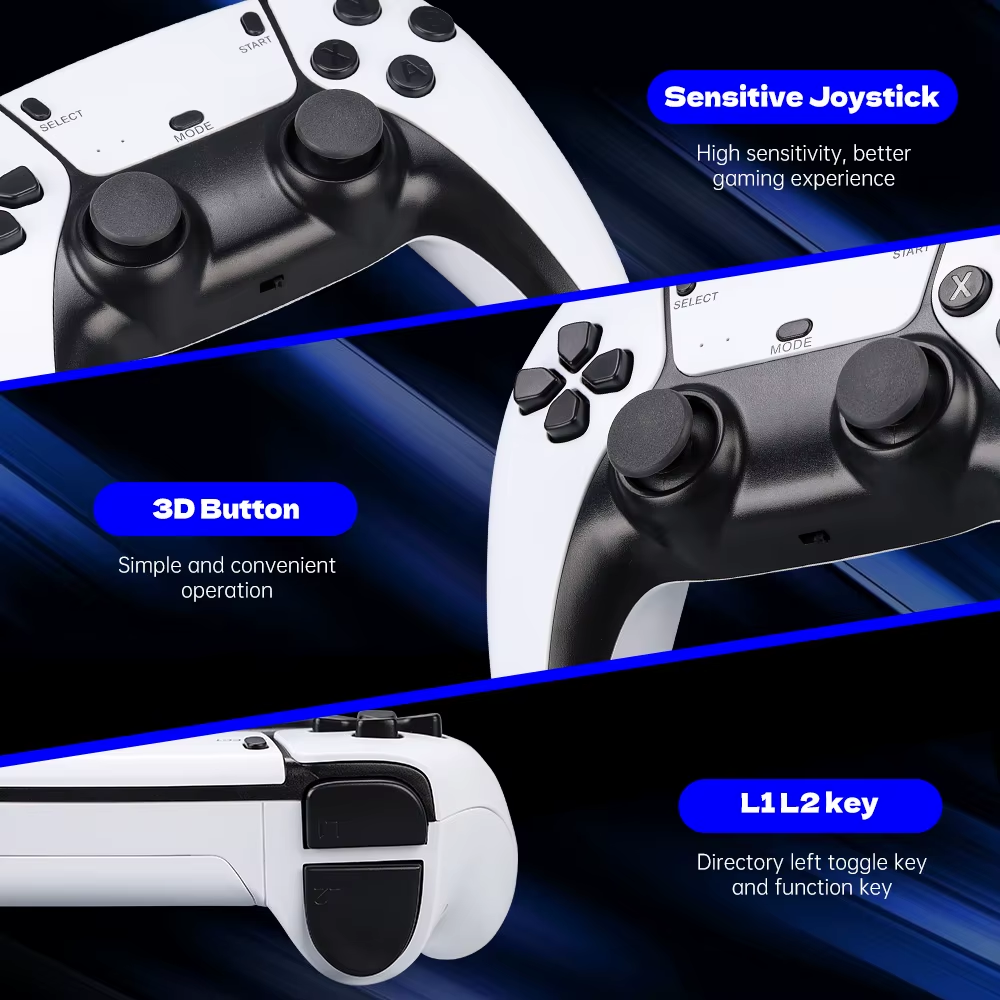 Retro Game Stick 4K – Consola HDMI con 20,000+ Juegos Clásicos y 20+ Emuladores | Plug & Play