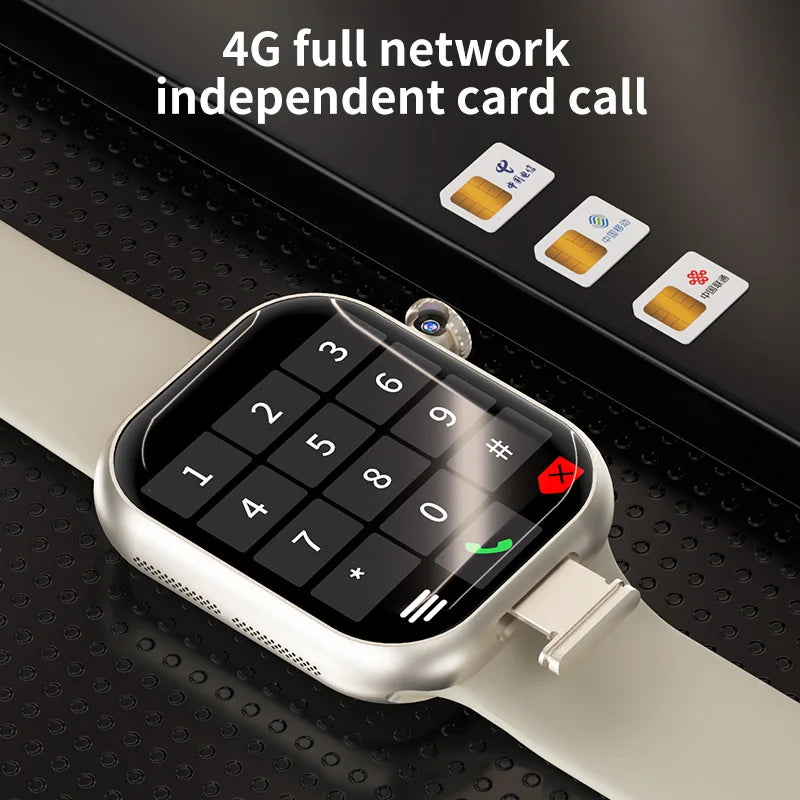VP29 Smartwatch 5G Android 256GB Storage 4G/5G LTE Sim Card GPS WIFI 2.29 Inch 490*580 Amoled Smart Watch with 8MP Rotary Camera