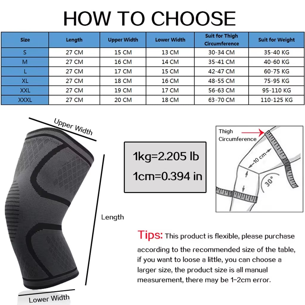 1PCS Compression Knee Brace for Women Running Knee Pain, Knee Support Compression Sleeve, Workout Sports Knee Brace