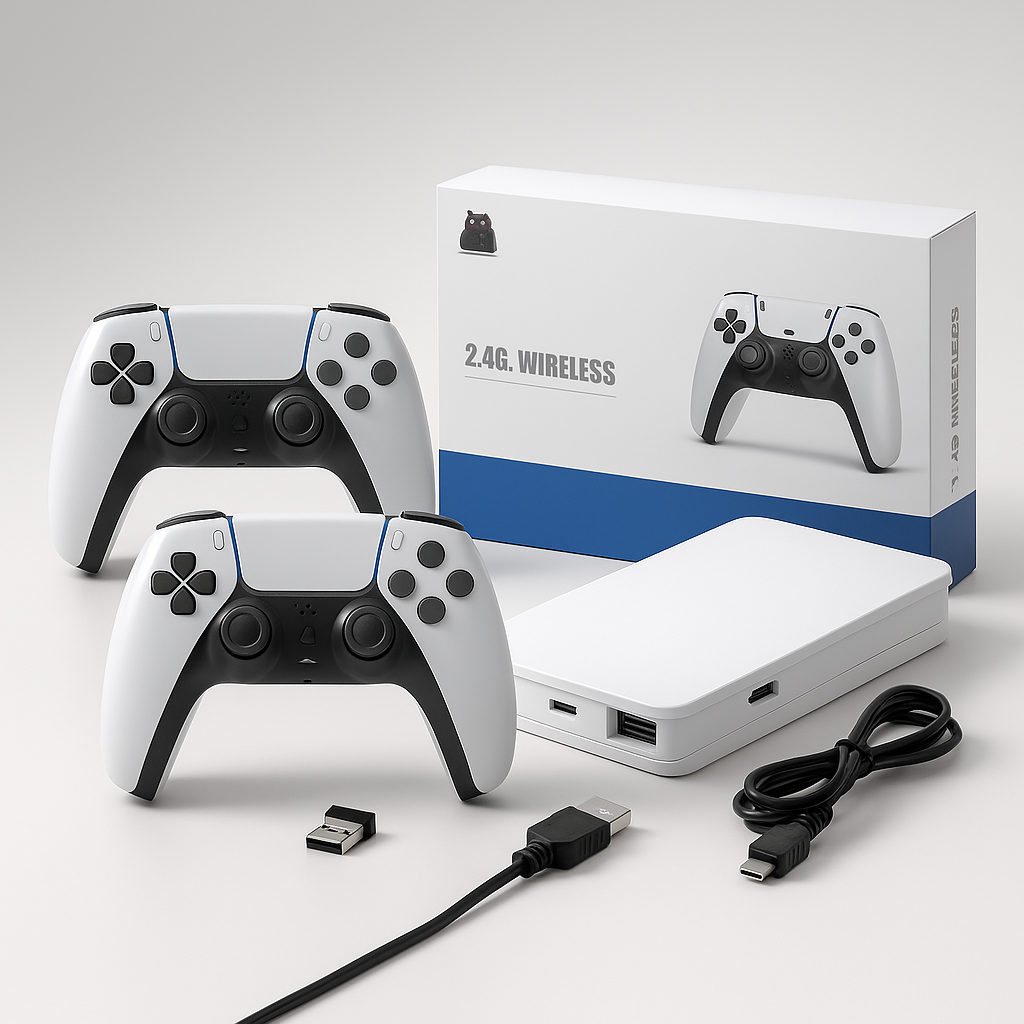 Retro Game Stick 4K – Consola HDMI con 20,000+ Juegos Clásicos y 20+ Emuladores | Plug & Play
