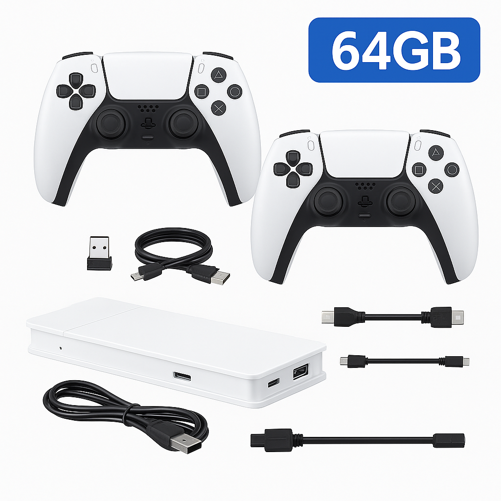 Retro Game Stick 4K – Consola HDMI con 20,000+ Juegos Clásicos y 20+ Emuladores | Plug & Play