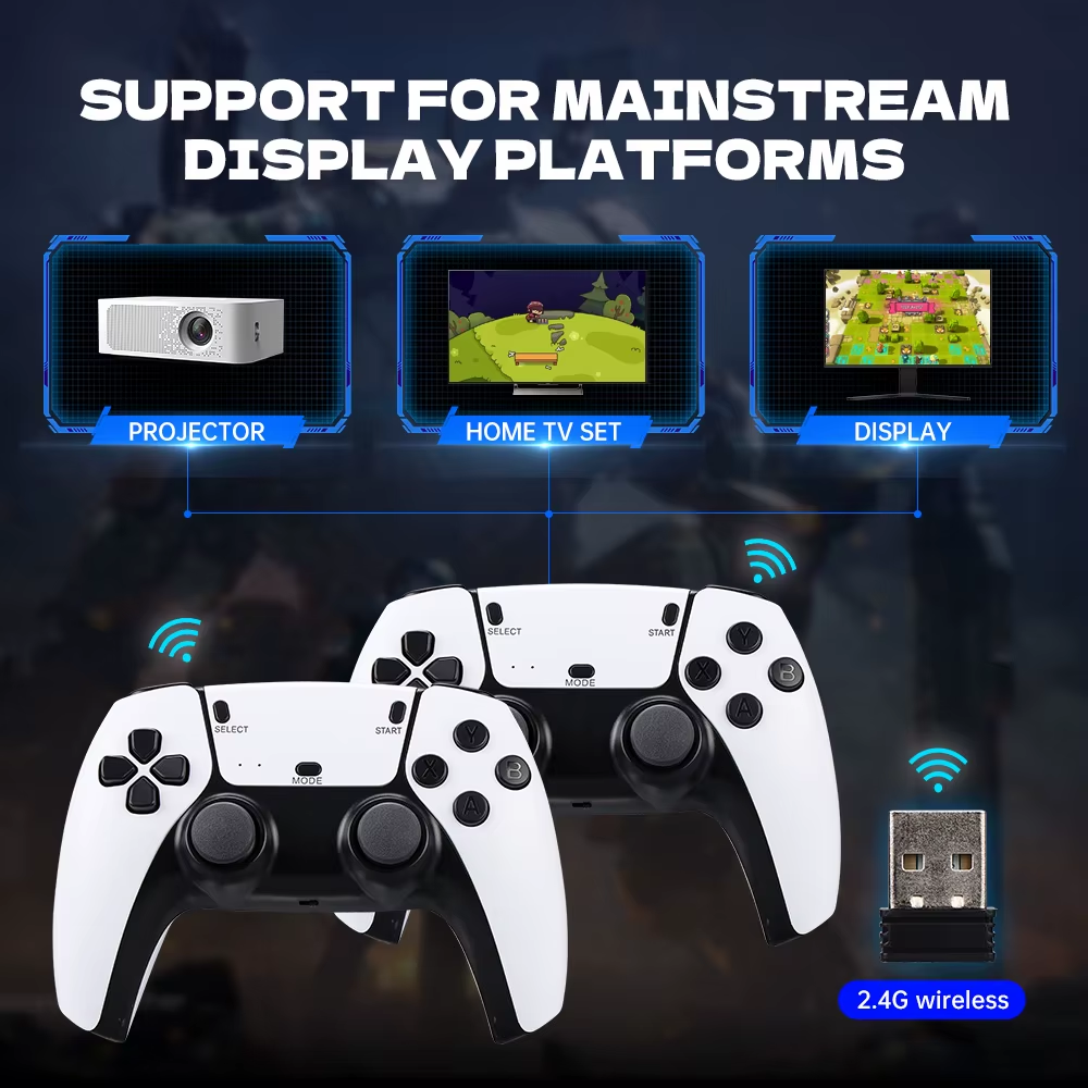 Retro Game Stick 4K – Consola HDMI con 20,000+ Juegos Clásicos y 20+ Emuladores | Plug & Play