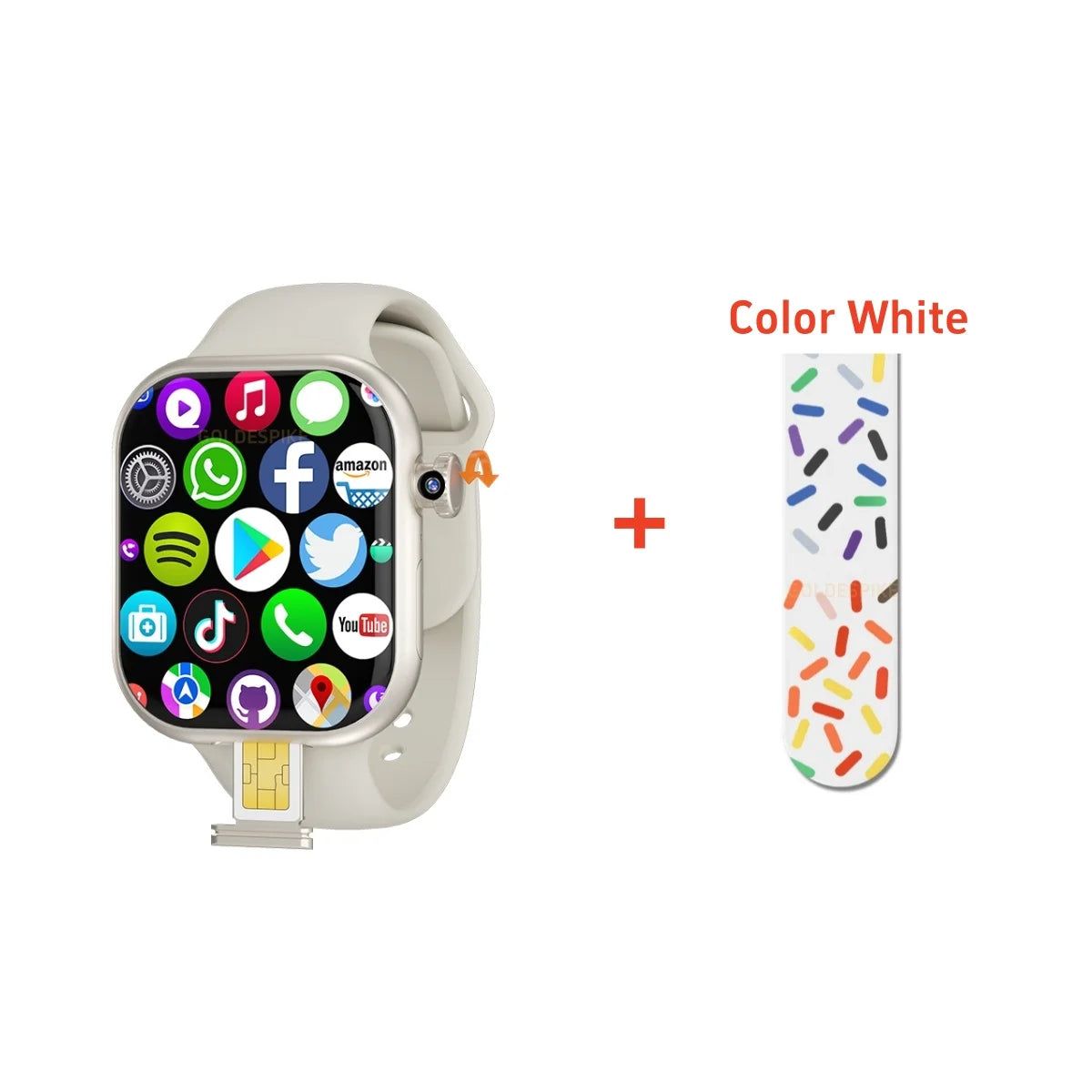 VP29 Smartwatch 5G Android 256GB Storage 4G/5G LTE Sim Card GPS WIFI 2.29 Inch 490*580 Amoled Smart Watch with 8MP Rotary Camera