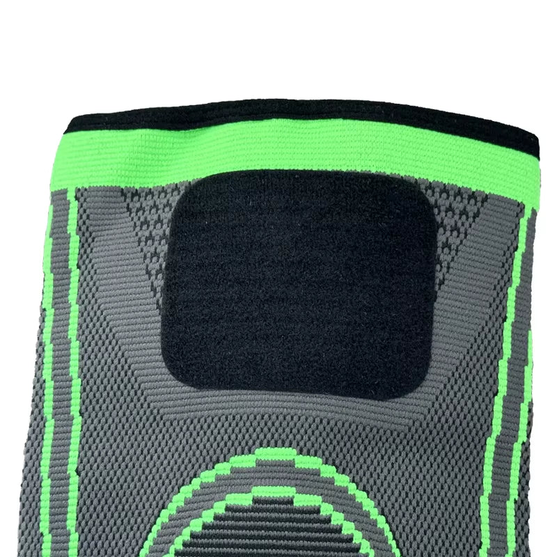 Knitted Compression Knee Braces Breathable Bandage for Knee Pain Basketball Sports Knee Sleeves Supports with Adjustable Straps